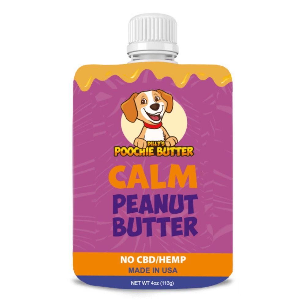 Poochie Butter All-Natural Calming Peanut Butter for Dogs (4 oz)