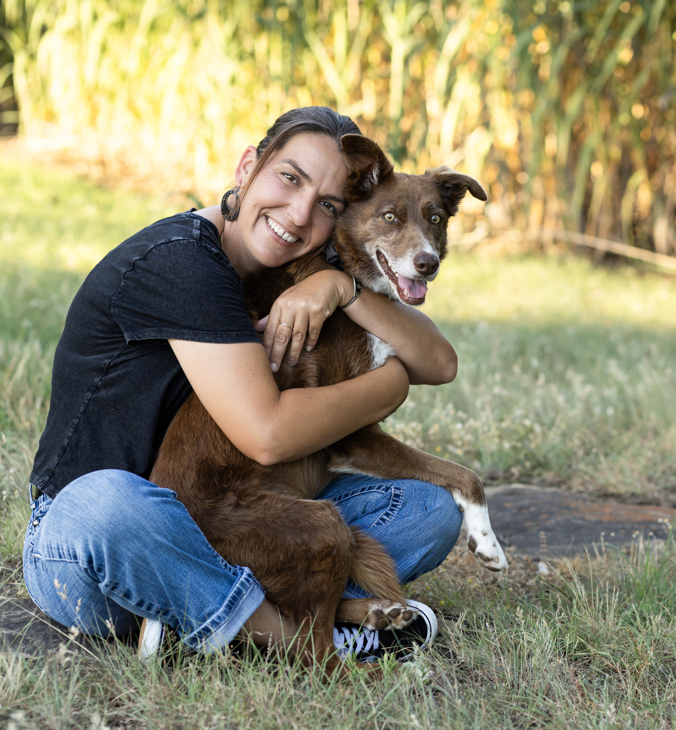 A Package Deal Krista Davis and her sidekick Tripp. Photo by Wendy Caswell.